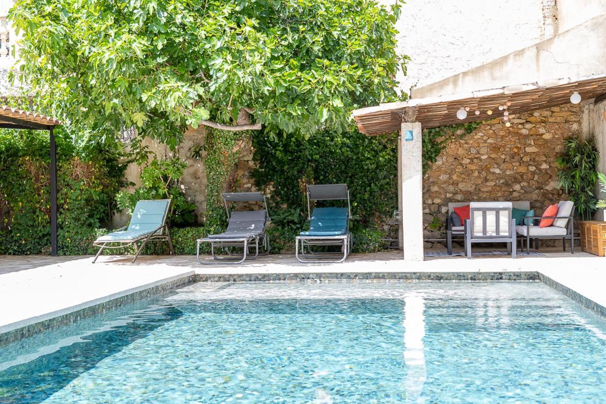 Maison De Maitre 230M² En Plein Coeur Du Village Camps-la-Source Esterno foto
